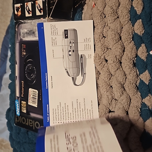 VINTAGE Polaroid captiva SLR SE with strap in original box '90s made! - Picture 5 of 7